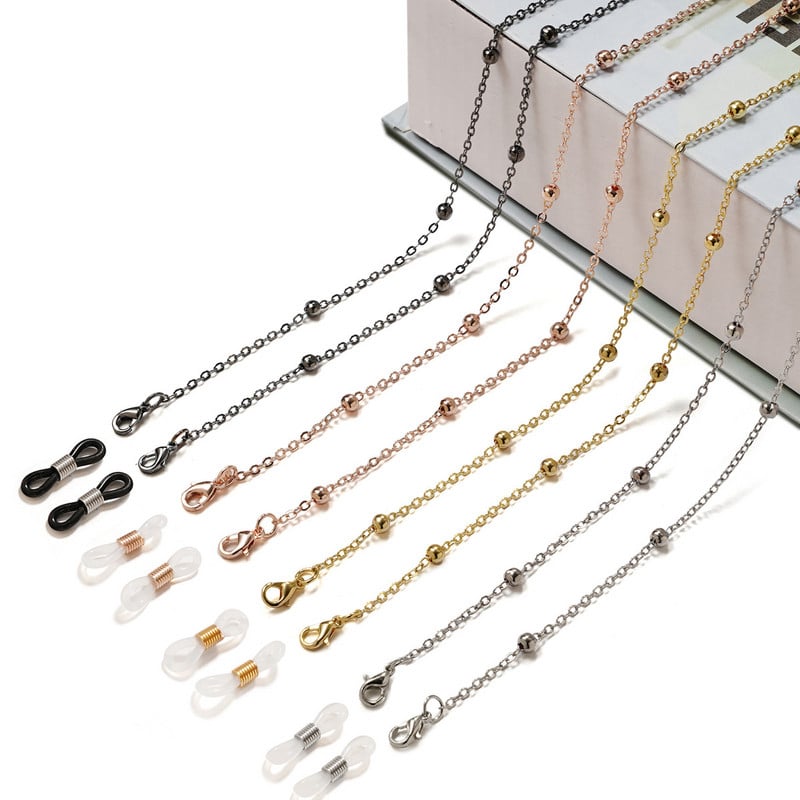 Fashion Pearl Kaukės Grandinėlės Akinių grandinėlė Moterims Retro metaliniai Akiniai nuo saulės Virvelės Akiniai Laido laikiklis Kaklo dirželis Dropshipping