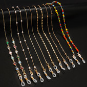 Fashion Pearl Mask Chains Αλυσίδες γυαλιών για γυναίκες Ρετρό μεταλλικά γυαλιά ηλίου Κορδόνια γυαλιών Κορδόνι θήκης λαιμού Dropshipping