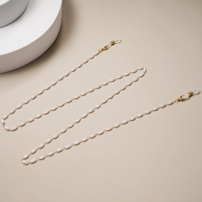 Divat Gyöngymaszk Láncok Szemüveglánc Női Retro Fém Napszemüvegek Zsinórok Szemüvegek Zsinórtartó Nyakpánt Dropshipping