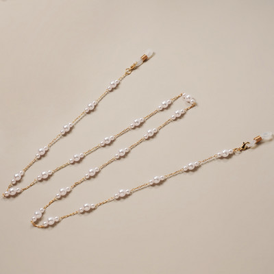 Divat Gyöngymaszk Láncok Szemüveglánc Női Retro Fém Napszemüvegek Zsinórok Szemüvegek Zsinórtartó Nyakpánt Dropshipping