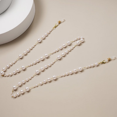 Divat Gyöngymaszk Láncok Szemüveglánc Női Retro Fém Napszemüvegek Zsinórok Szemüvegek Zsinórtartó Nyakpánt Dropshipping