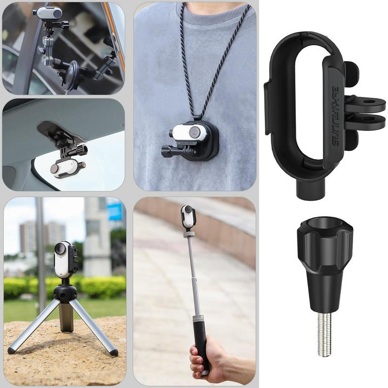 Thumb Camera Adapter Thumb Camera Adapter Insta360 GO 3 Lengvas montavimas Puikiai tinka fotoaparato priedai automobiliniam griebtuvui