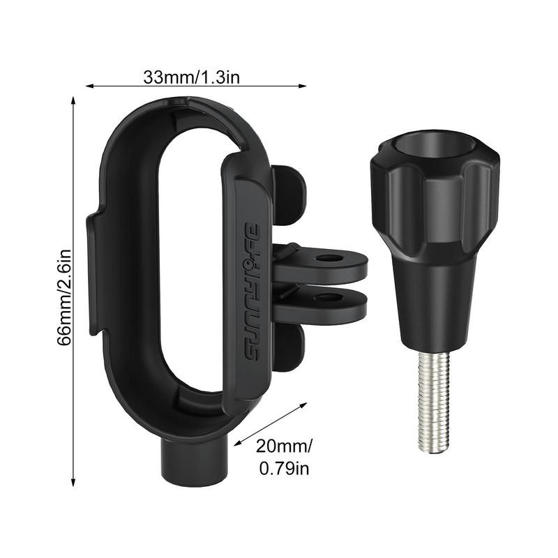 Thumb Camera Adapter Thumb Camera Adapter Insta360 GO 3 Lengvas montavimas Puikiai tinka fotoaparato priedai automobiliniam griebtuvui