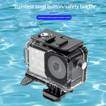 Για αδιάβροχη θήκη κάμερας DJI Osmo Action 4 Αξεσουάρ προστατευτικής θήκης κάμερας Shell Diving Housing X1E5
