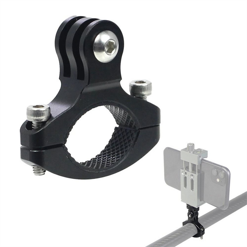Jalgratta juhtrauda kinnitatav jalgratta mootorratta alumiiniumist hoidik GoPro Hero jaoks 10 9 8 7 6 5 4 Yi 4K Eken Sjcam tegevuskaamera tarvikud