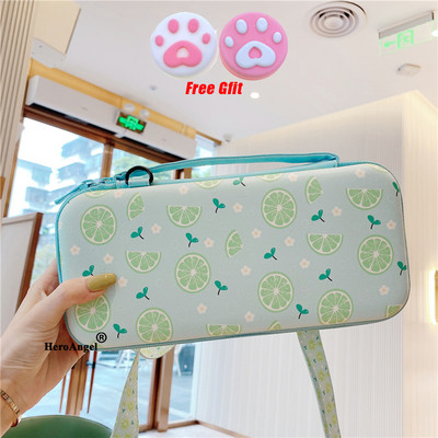 12 cm * 26 cm * 5 cm fructe curea de umăr portabilă șnur geantă de depozitare de călătorie pentru cutia de consolă de jocuri Nintendo Switch Carcasă de acoperire