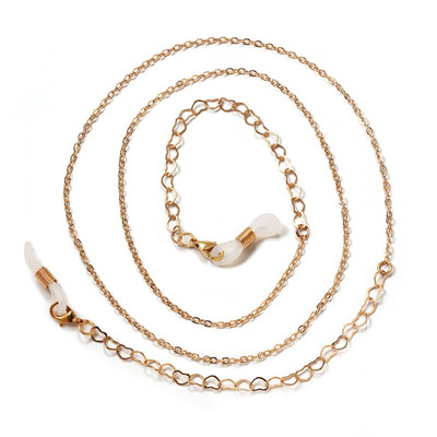 Divat Szemüvegek Gyöngyös Szemüveglánc Női Nyári Százszorszép Virág Gyöngyök Akasztók Maszk szíj Kézzel készített nyaklánc Napszemüveg Fánk