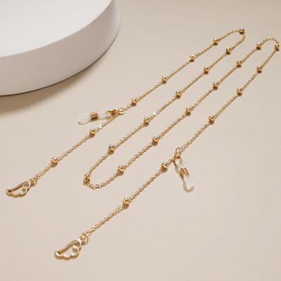 Fashion Pearl Mask Ketid Prillikett naistele Retro metallist päikeseprillid Paelad Prillid Juhtmehoidja Kaelarihm Dropshipping