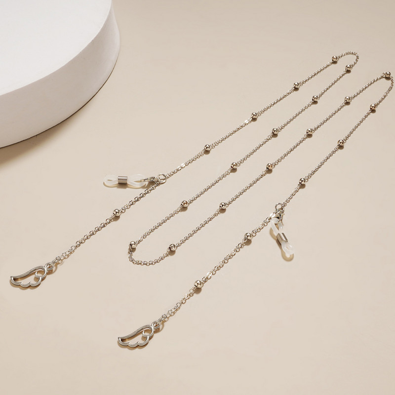 Fashion Pearl Mask Ketid Prillikett naistele Retro metallist päikeseprillid Paelad Prillid Juhtmehoidja Kaelarihm Dropshipping