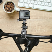 Jalgrattakaamera kinnitus Jalgratta mootorratta juhtraua käepideme statiiviklambri adapter tegevuskaamera osa Gopro Hero jaoks 1 2 3 3+ 4 - Th