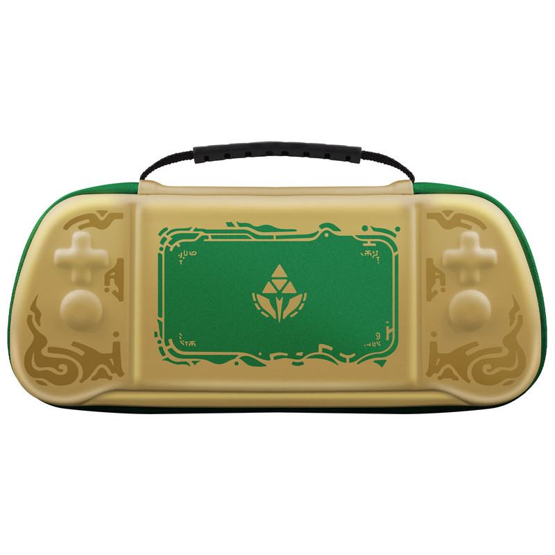Geantă IINE Golden-Green Zelda: Tears of the Kingdom Elite Joypad pentru Joypad Elite Plus și Joypad mecanic Neptune