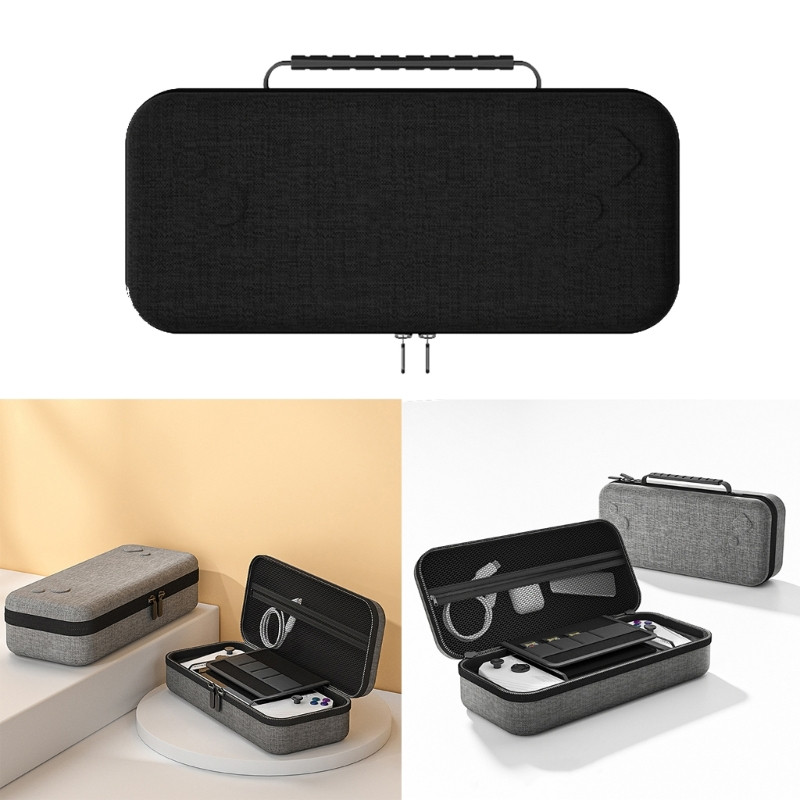 Kaasaskantav kaitsev reisi-EVA kandekott Põrutuskindel kõvakaaneline kukkumisvastane ümbris RogAlly mängukonsooli QXNF jaoks