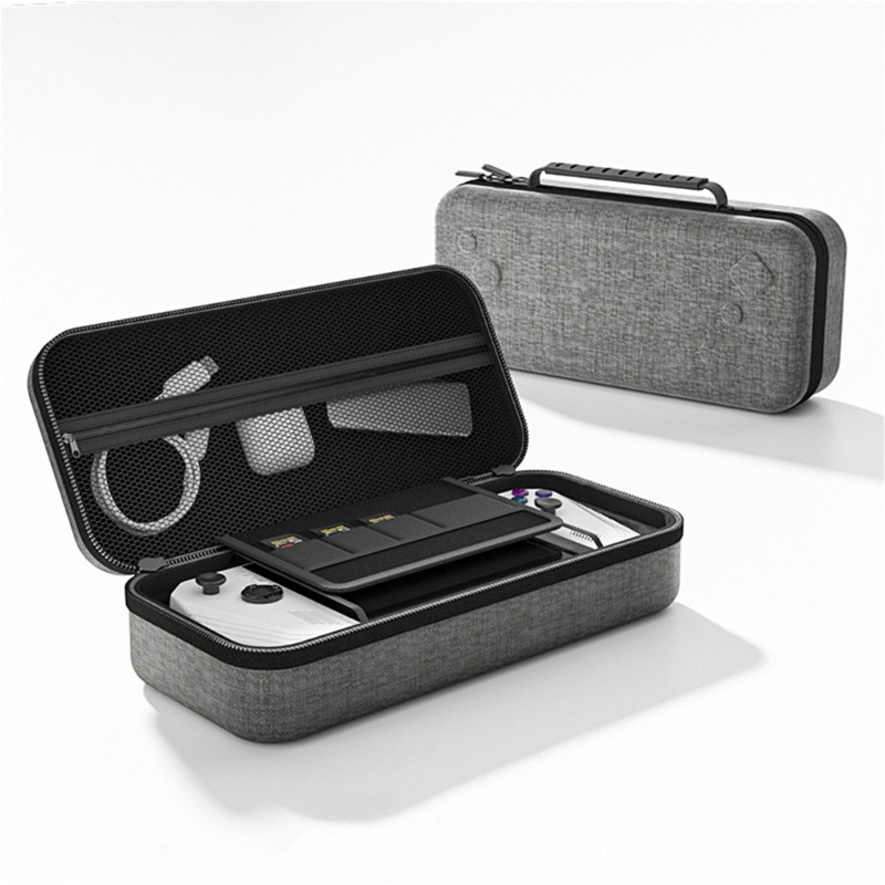 Kaasaskantav kaitsev reisi-EVA kandekott Põrutuskindel kõvakaaneline kukkumisvastane ümbris RogAlly mängukonsooli QXNF jaoks