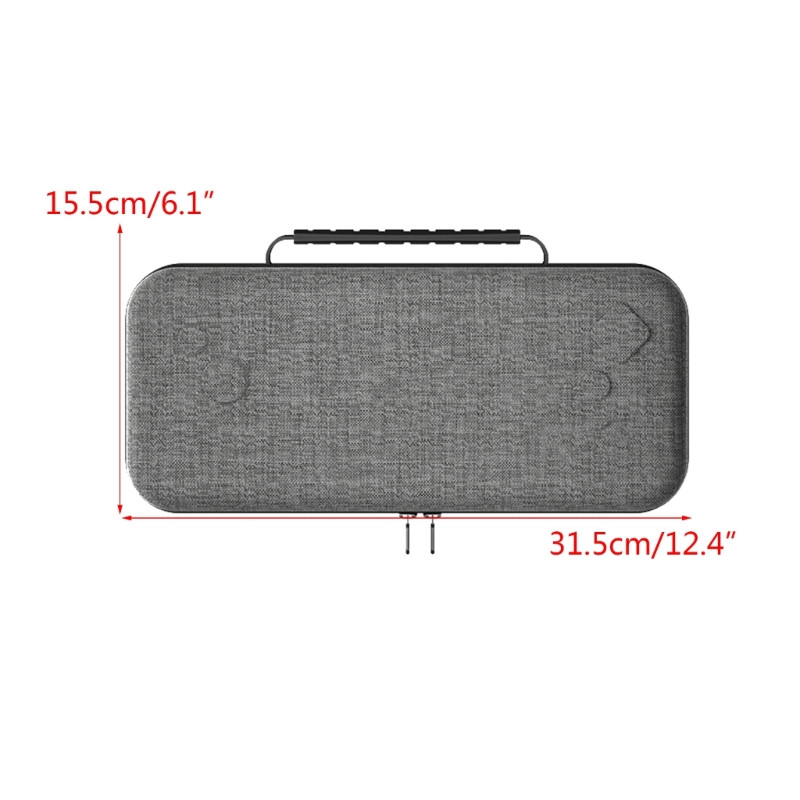 Kaasaskantav kaitsev reisi-EVA kandekott Põrutuskindel kõvakaaneline kukkumisvastane ümbris RogAlly mängukonsooli QXNF jaoks