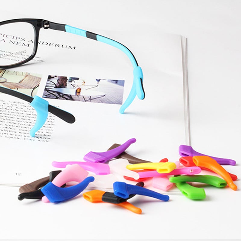 Zilead Fashion csúszásgátló fülakasztó Szemüvegek Szemüveg kiegészítők Szemüvegek Szilikon markolat Színes Szemüveg Temple Tip tartó