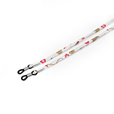 Bohemiškos spalvos medvilninė akinių grandinėlė, madinga minimalistinė kaukės laikiklis, virvė, apsauganti nuo praradimo kaklo senovinė veidrodinė grandinėlė moterims, dovana