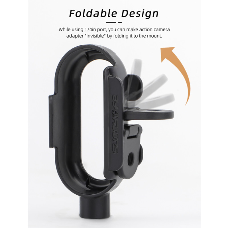 Insta360 GO 3 keretes hüvelykujj-kamera-adapter hosszabbító kerethez Vízszintes és függőleges felvételkeret az Insta360 Go3 tartozékokhoz