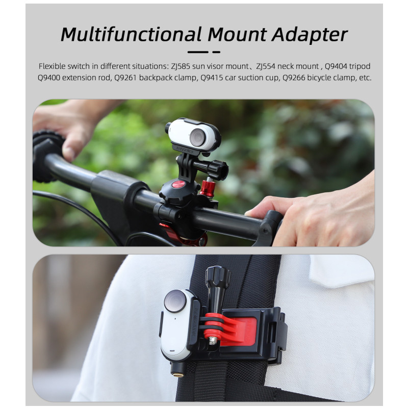 Insta360 GO 3 keretes hüvelykujj-kamera-adapter hosszabbító kerethez Vízszintes és függőleges felvételkeret az Insta360 Go3 tartozékokhoz