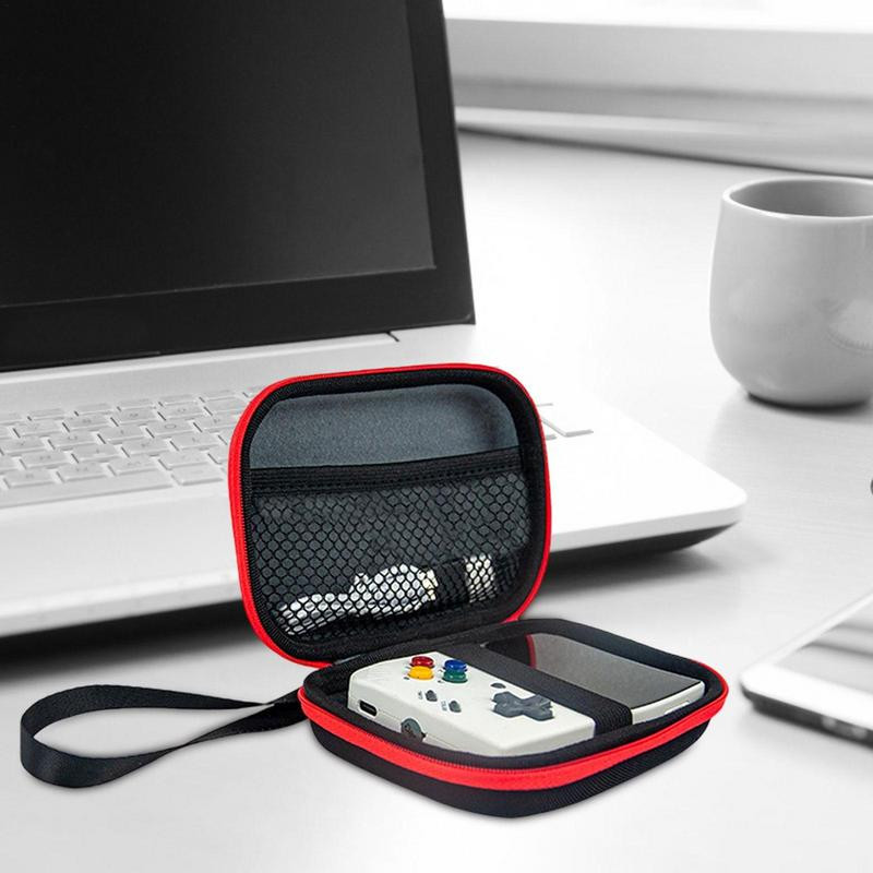 Žaidimų laikymo dėklas, atsparus dulkėms nuo rūdžių, nešiojamasis organizatorius, atsparus vandeniui, patogus smūgiams atsparus dėklas, skirtas RG35XX, skirtas RG353VS