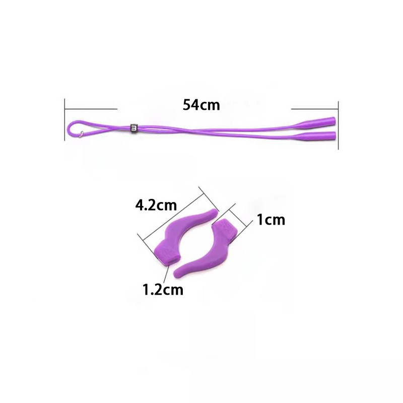 Csúcsminőségű szilikon csúszásgátló tartó szemüveghez Kiegészítők Gyerekek/Felnőttek Fülhorog Sport Szemüveg Temple Tip dugók