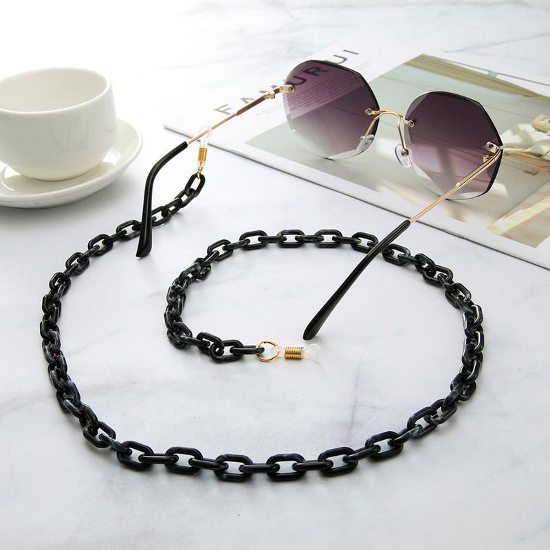 Skyrim akril zsinóros napszemüveg lánc csúszásgátló utazó szemüveg láncok vezetéktartó nyakpánt kötél ajándék nőknek