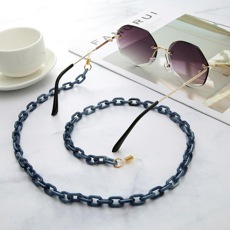 Skyrim akril zsinóros napszemüveg lánc csúszásgátló utazó szemüveg láncok vezetéktartó nyakpánt kötél ajándék nőknek