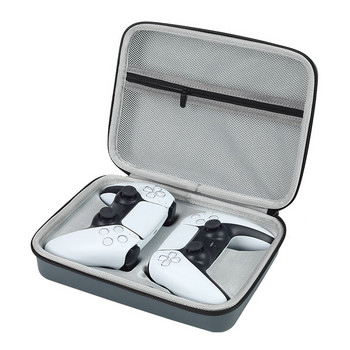 Προστατευτική τσάντα καλύμματος ελεγκτή παιχνιδιών Φορητή θήκη μεταφοράς με διπλή θήκη παιχνιδιού αντικραδασμική Σκληρή τσάντα αποθήκευσης EVA για PS5/PS4/Switch/Xbox