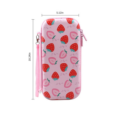 Rožinis nešiojamasis EVA laikymo krepšys, skirtas Nintendo Switch / Oled konsolės dėklas, skirtas NS Switch Oled valdiklio krepšiui žaidimų priedai