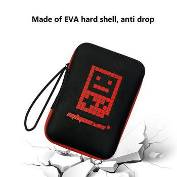 EVA Калъф за носене Калъф за Miyoo Mini Plus/RG35XX ръчна игрова конзола Калъф Чанта Преносима твърда пътна чанта Аксесоари за игри