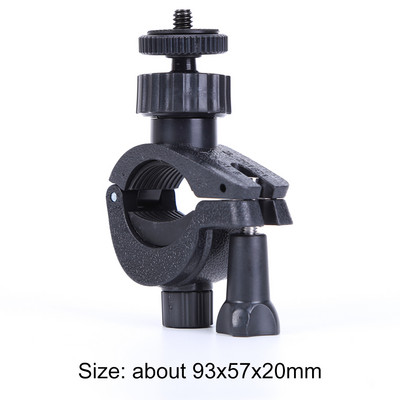 Jalgrattakaamera hoidik Jalgrattakaamera klambri kinnitus Reguleeritav O-tüüpi kuulpeaga kruviga juhtrauda klambri kinnitusklamber