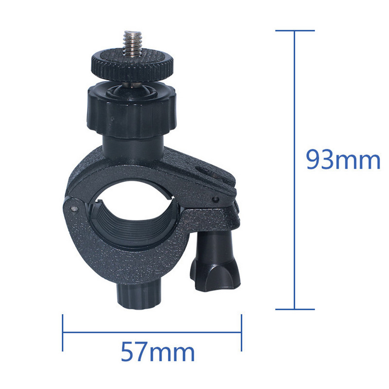 Jalgrattakaamera hoidik Jalgrattakaamera klambri kinnitus Reguleeritav O-tüüpi kuulpeaga kruviga juhtrauda klambri kinnitusklamber