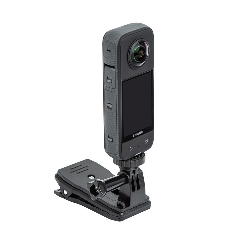 Skirta Insta360 X3/X2/X/EVO fotoaparato priedams dviračio laikiklis, stiklinis siurbimo puodelis, kuprinės segtukas, apsaugantis nuo praradimo virvę, riešo rankos dirželis