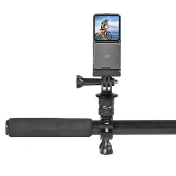 Камера Action 4 Алуминиев държач за монтиране на кормилото на велосипед за DJI Action 4/3/3 Insta360 X3/X2 Монтаж на екшън камера