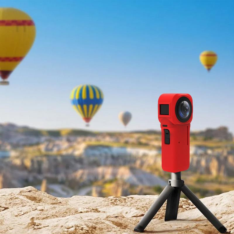ForInsta360 One RS 1-ιντσών Προστατευτική θήκη σιλικόνης με κάλυμμα φακού κατά των γρατσουνιών Αντιπτωτική προστασία για αξεσουάρ κάμερας
