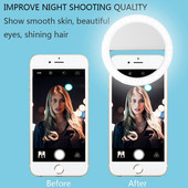 USB Charge LED Selfie Ring Light Novost Makeup Lights Dodatna rasvjeta Selfie Lamp LED Selfie Lamp Prsten za telefone
