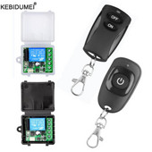 433Mhz DC 12V 1CH universaalne juhtmevaba kaugjuhtimislüliti relee vastuvõtja moodul RF saatja 433Mhz kaugjuhtimispult