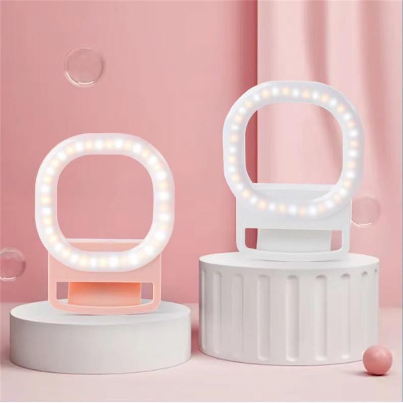 Selfie rõngasvalgusti LED-välklamp telefoni objektiivi valgus USB-laetav klambriga telefoni täitelamp Selfie valgus iPhone Samsung Huawei Xiaomi jaoks