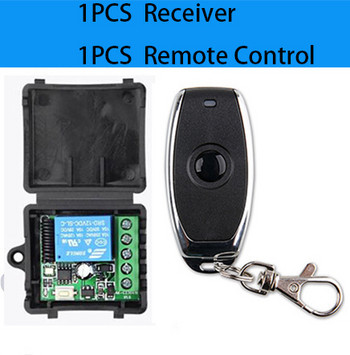 Universal ασύρματος διακόπτης τηλεχειριστηρίου DC 12V 1CH 10A Relay Relay Module RF Transmitter 433Mhz Smart Home Remote Controls