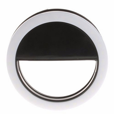 Led szelfi gyűrűs lámpa mobiltelefon objektív LED szelfi lámpa gyűrű iPhone-hoz Samsung Xiaomi Huawei telefon szelfi kliplámpa kiegészítő