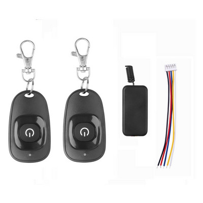 Безжичен превключвател за дистанционно управление RF 433mhz релеен приемник DC 5V 6V 9V 12V 1CH модул с предавател за LED светлина на лампа Направи си сам