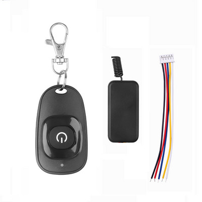 Безжичен превключвател за дистанционно управление RF 433mhz релеен приемник DC 5V 6V 9V 12V 1CH модул с предавател за LED светлина на лампа Направи си сам