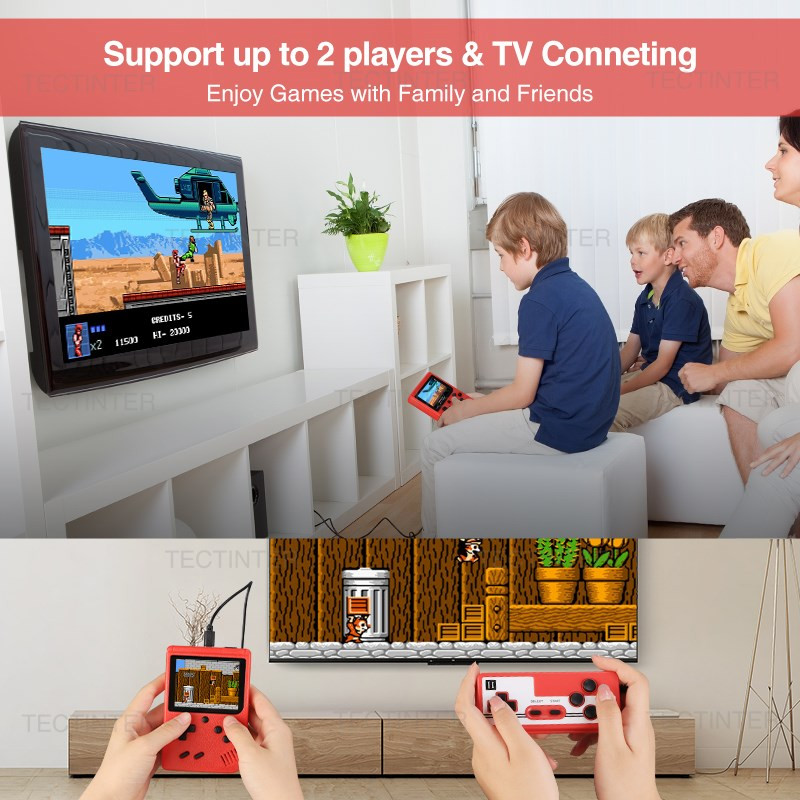 800 IN 1 retro pihuarvuti mängumängija videomängukonsool TV mängukonsool AV Out Mini kaasaskantav 8-bitine mängukonsool lastele kingitus