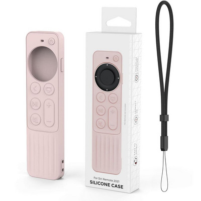 Dėklas Apples TV 4K 2022 Gen Remote Lengvas neslystantis smūgiams atsparus silikoninis dangtelis Apples TV nuotolinio valdymo pultui