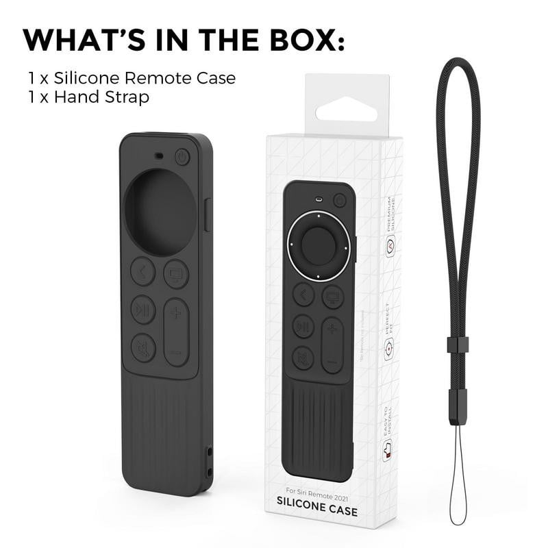 Dėklas Apples TV 4K 2022 Gen Remote Lengvas neslystantis smūgiams atsparus silikoninis dangtelis Apples TV nuotolinio valdymo pultui