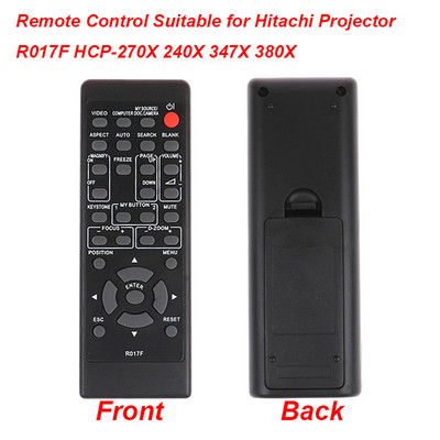1 бр. Дистанционно управление, подходящо за проектор Hitachi R017F HCP-270X 240X 347X 380X Замяна на контролер