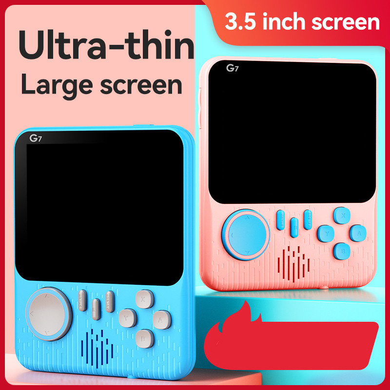 Nova G7 prijenosna ručna igraća konzola za retro nostalgične igre Konzola od 3,5 inča s ekranom u 1 mini ultratankom stroju za studentske kartice