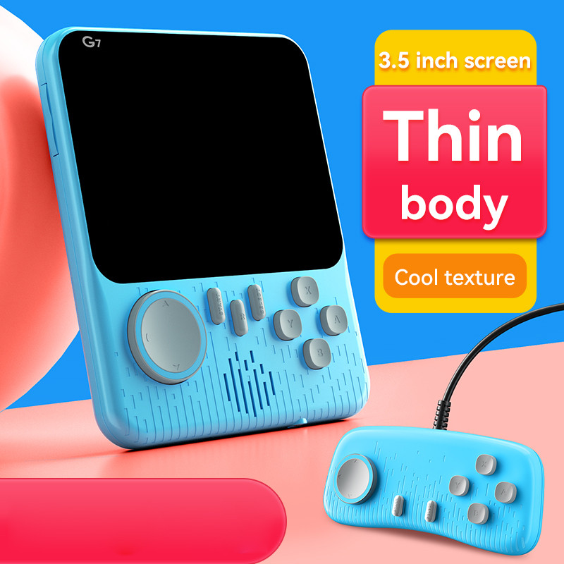 Nova G7 prijenosna ručna igraća konzola za retro nostalgične igre Konzola od 3,5 inča s ekranom u 1 mini ultratankom stroju za studentske kartice