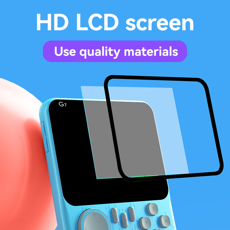 Nova G7 prijenosna ručna igraća konzola za retro nostalgične igre Konzola od 3,5 inča s ekranom u 1 mini ultratankom stroju za studentske kartice