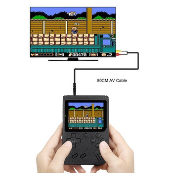 ръчна игра Ретро преносима мини ръчна конзола за видеоигри 8-битова 3,0-инчова цветна LCD Детска цветна игрална конзола Вградени 400 игри