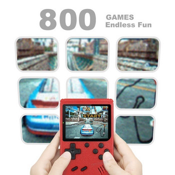 φορητό παιχνίδι Ρετρό φορητό μίνι φορητή κονσόλα βιντεοπαιχνιδιών 8-bit 3,0 ιντσών Έγχρωμη οθόνη LCD για παιδιά Έγχρωμη συσκευή αναπαραγωγής παιχνιδιών Ενσωματωμένη 400 παιχνίδια